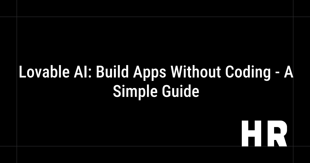 Lovable AI: Build Apps Without Coding -...